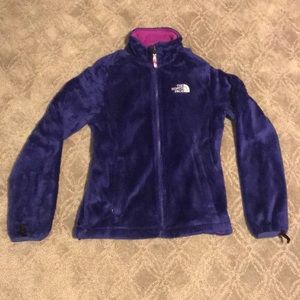 North face fluffy jacket